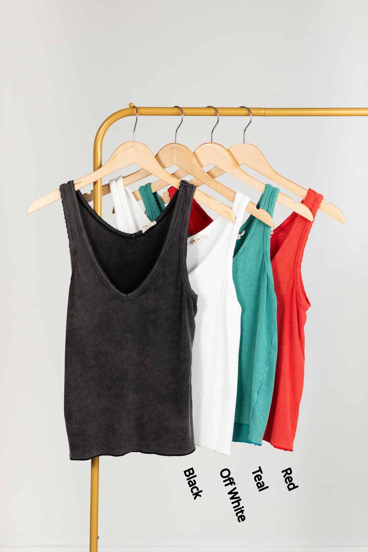 V-Neck Sleeveless Ribbed Solid Basic Knit Top