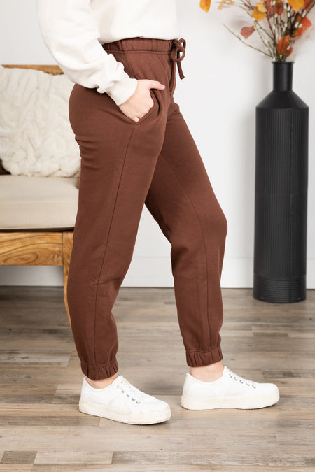 Fleece Jogger Sweatpants With Pockets