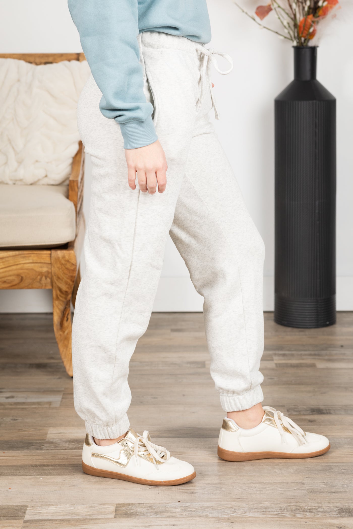 Fleece Jogger Sweatpants With Pockets