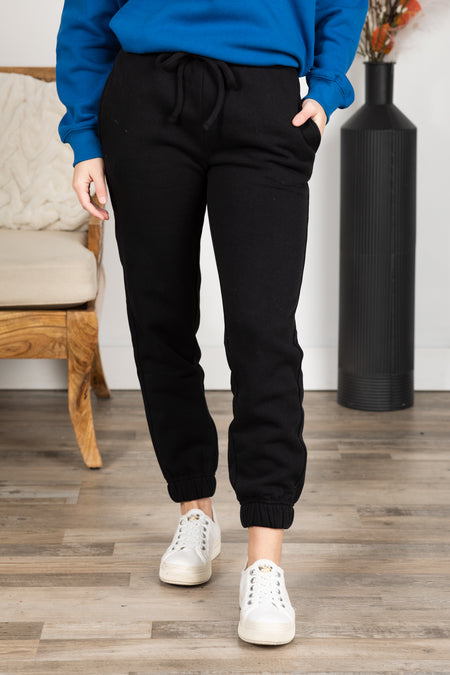 Fleece Jogger Sweatpants With Pockets