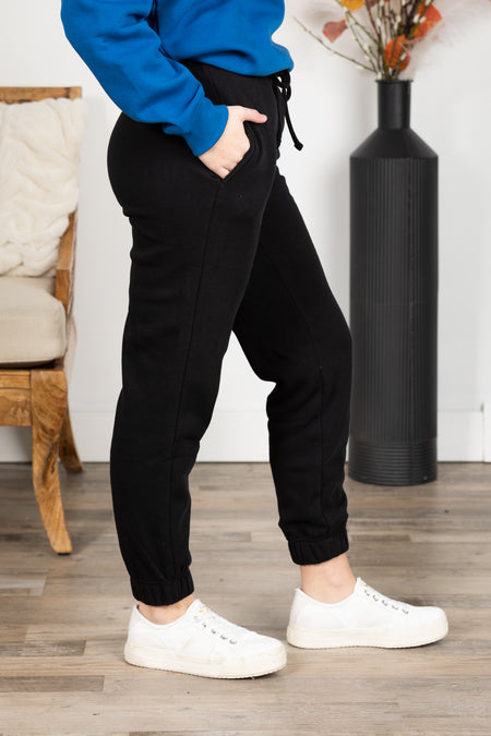 Fleece Jogger Sweatpants With Pockets