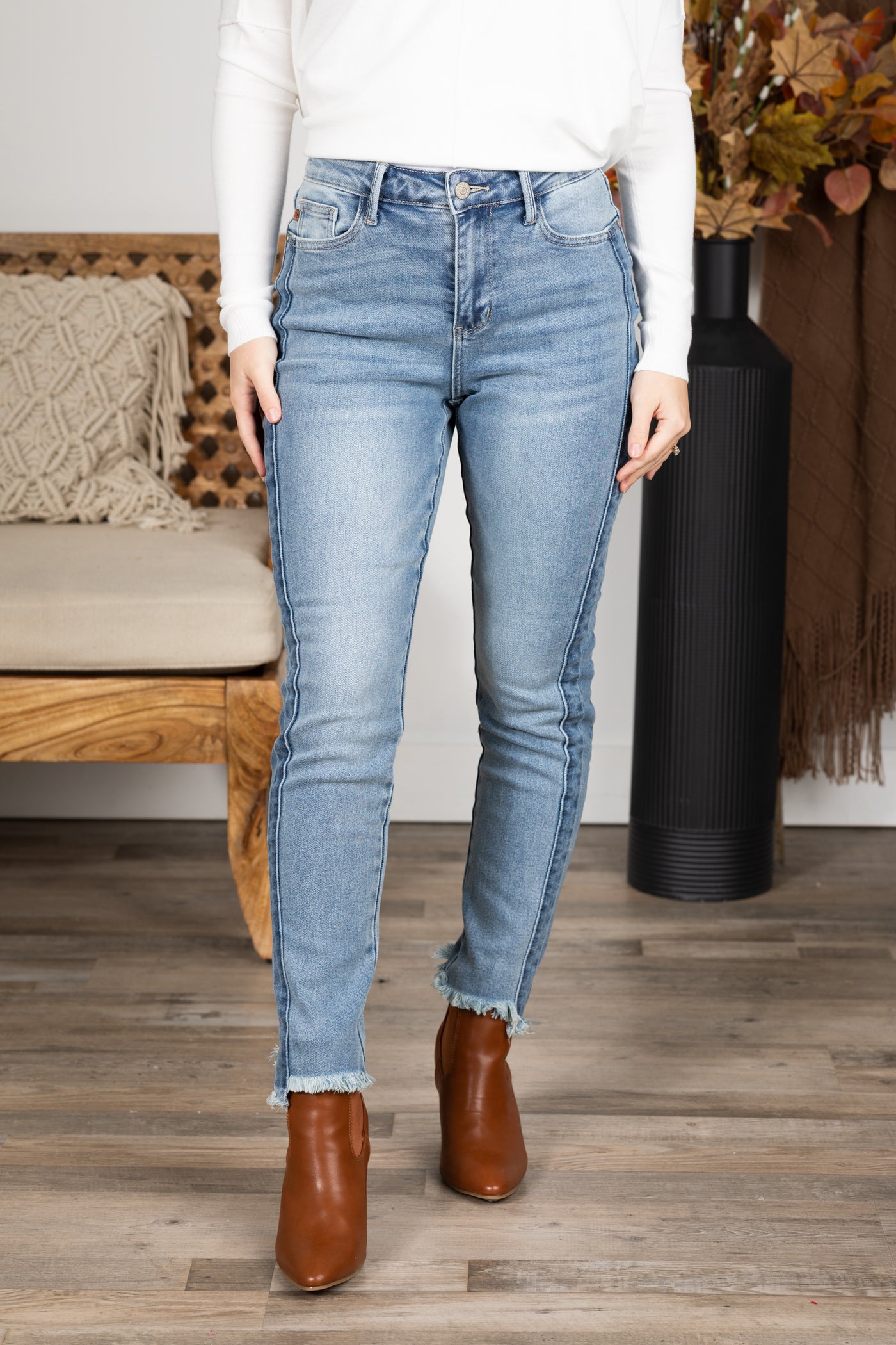 Judy Blue Vintage Wash Side Panel Jean