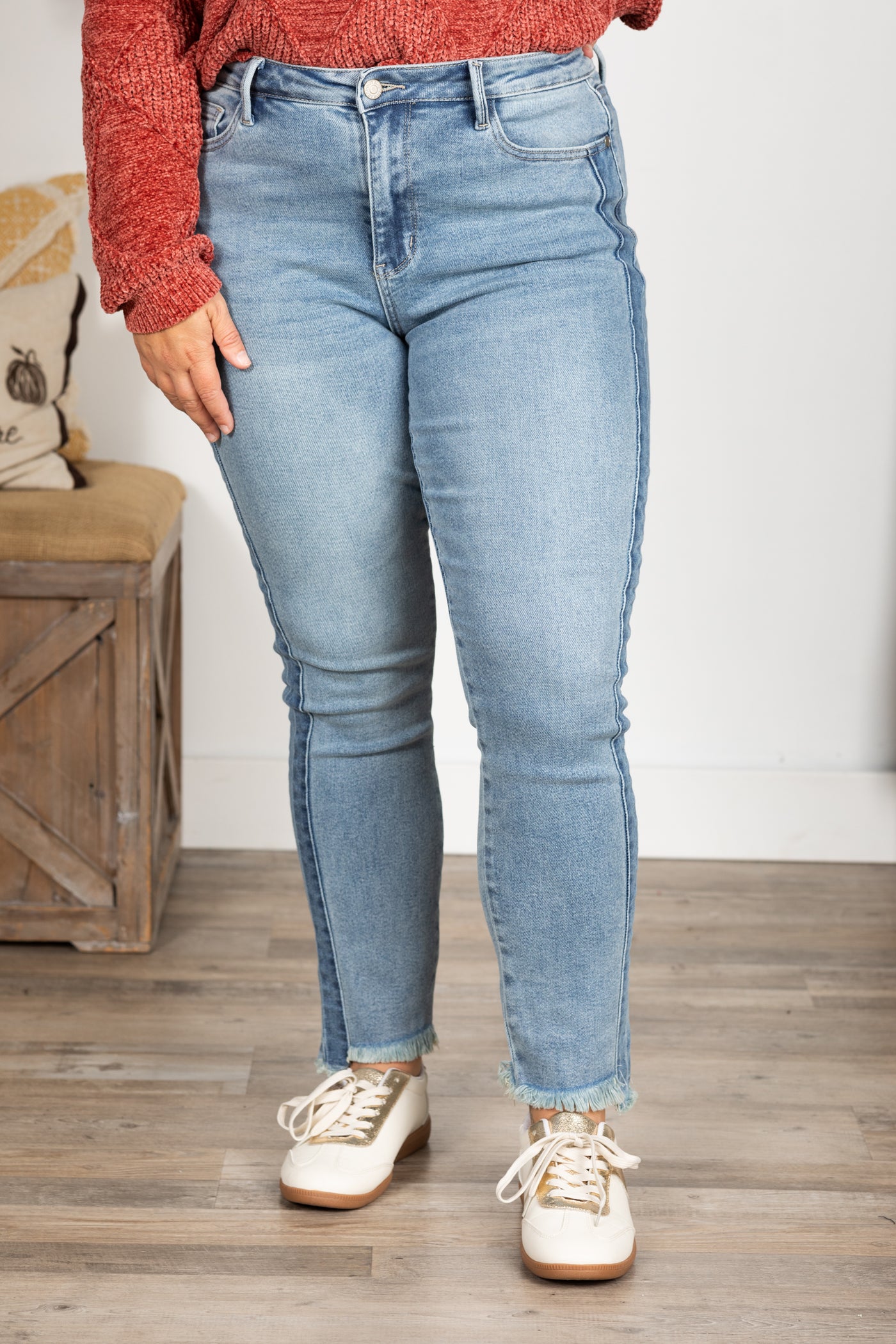 Judy Blue Vintage Wash Side Panel Jean