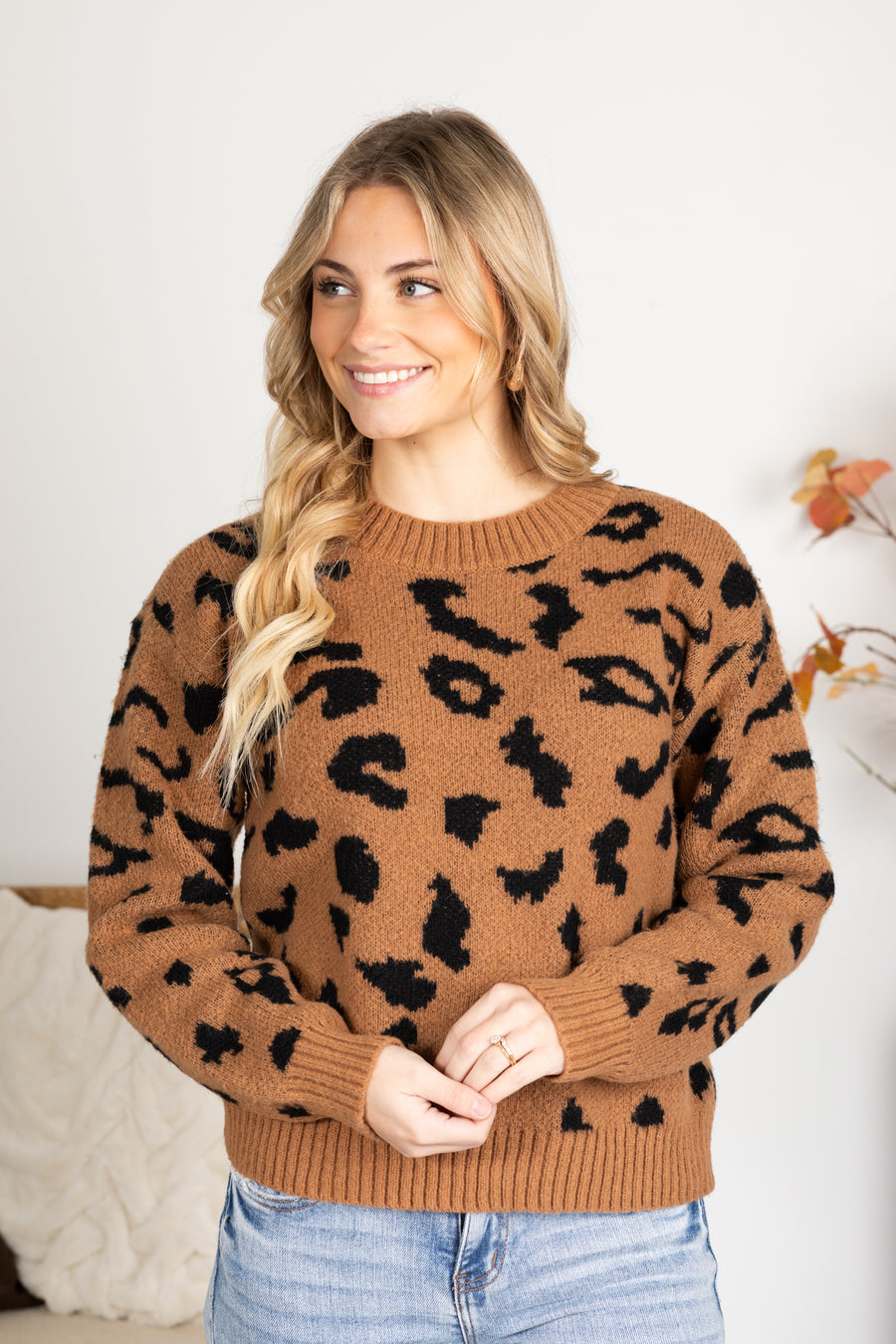 Leopard Print Sweater