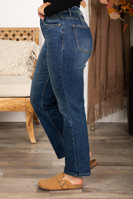 Mica Fleece Lined Straight Leg Jeans