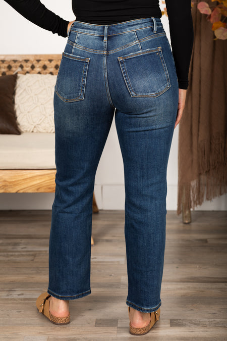 Mica Fleece Lined Straight Leg Jeans