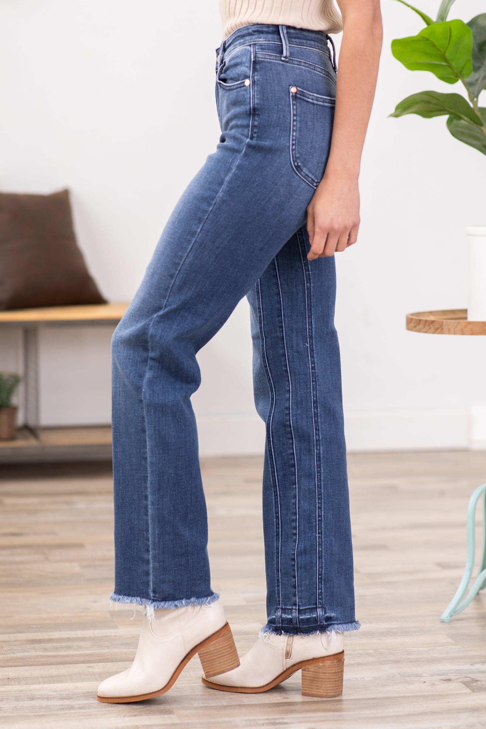 Judy Blue Straight Leg Thigh Control Jeans · Filly Flair