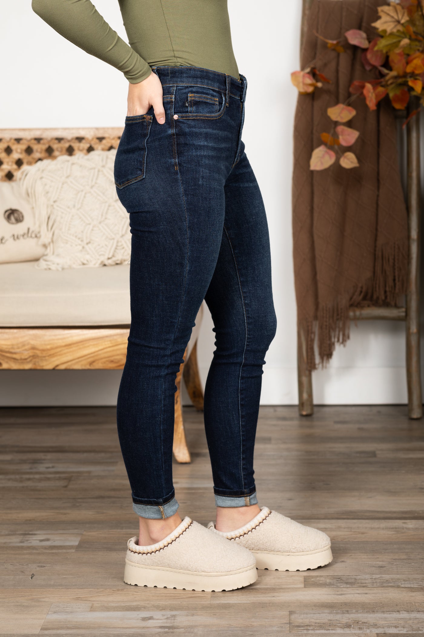 Judy Blue Classic Dark Skinny Jeans