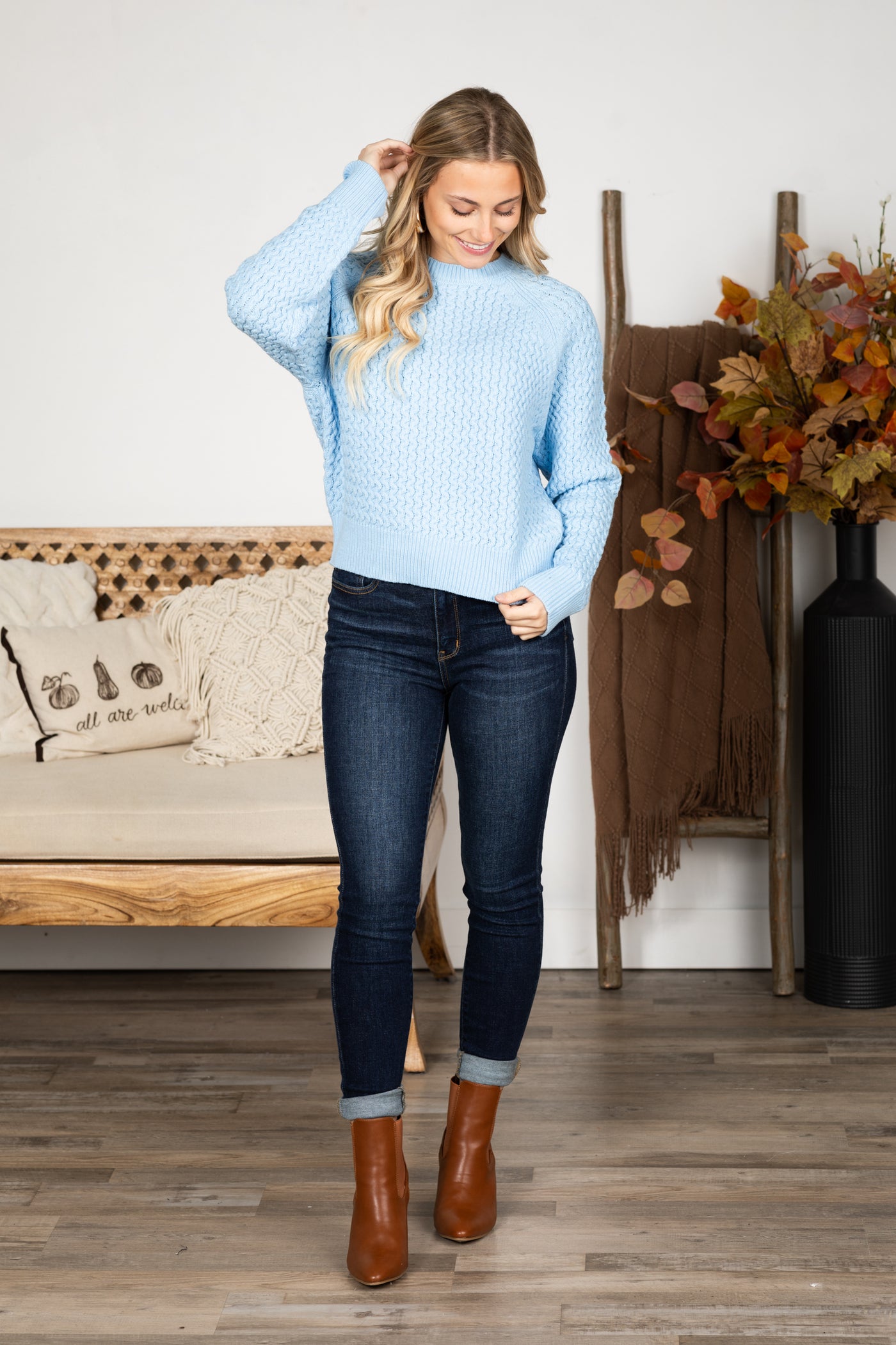 Swirl Knit Sweater