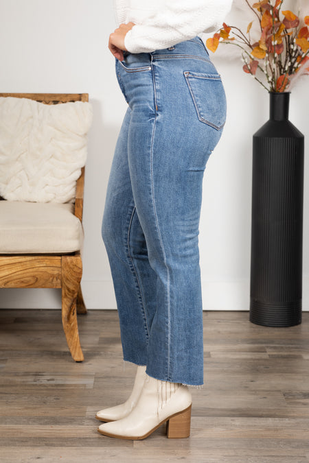 Risen Tummy Control Crop Straight Jean