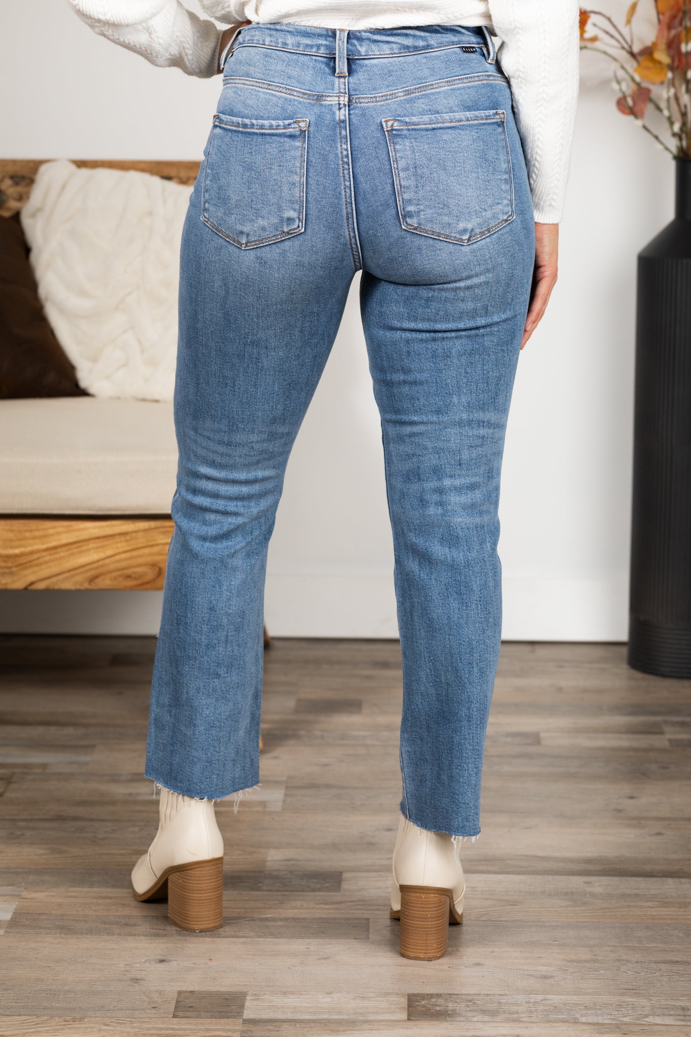 Risen Tummy Control Crop Straight Jean