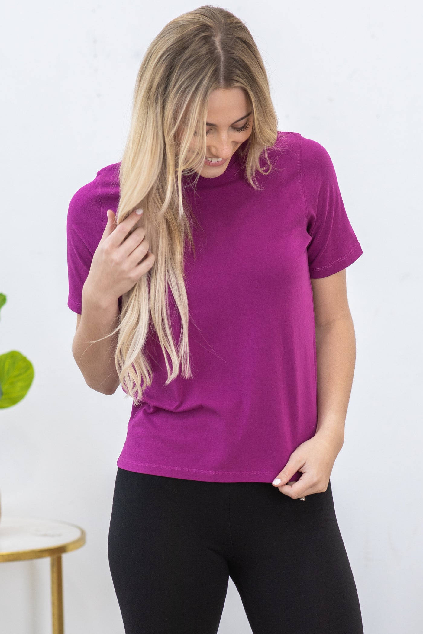 Berry Classic Boxy Fit Top