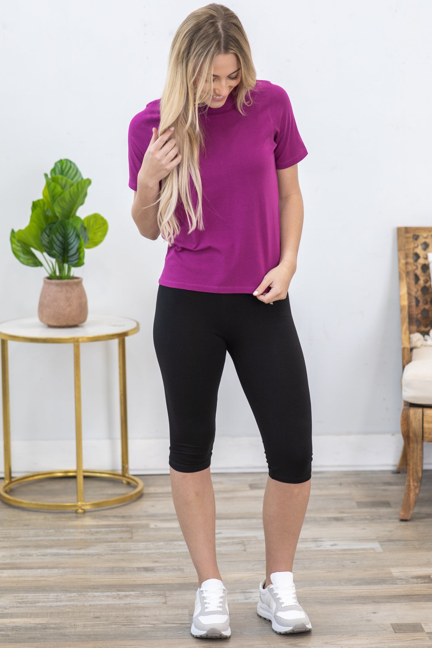 Berry Classic Boxy Fit Top