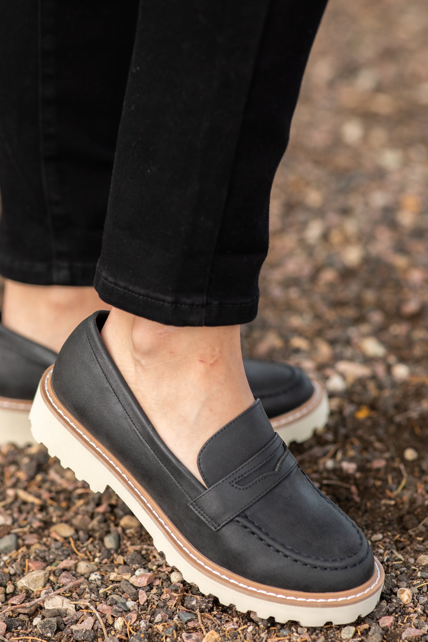 Burnished Oxford Loafers