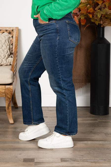 Mica Fleece Lined Straight Leg Jeans