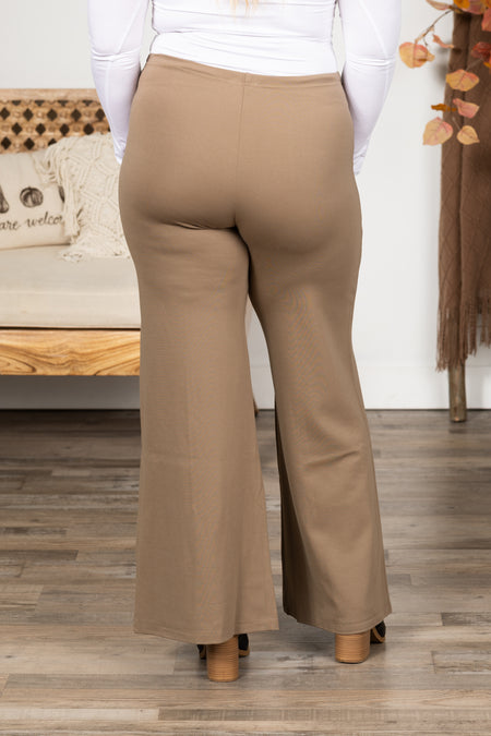 Contour Wide Leg Ponte Pants