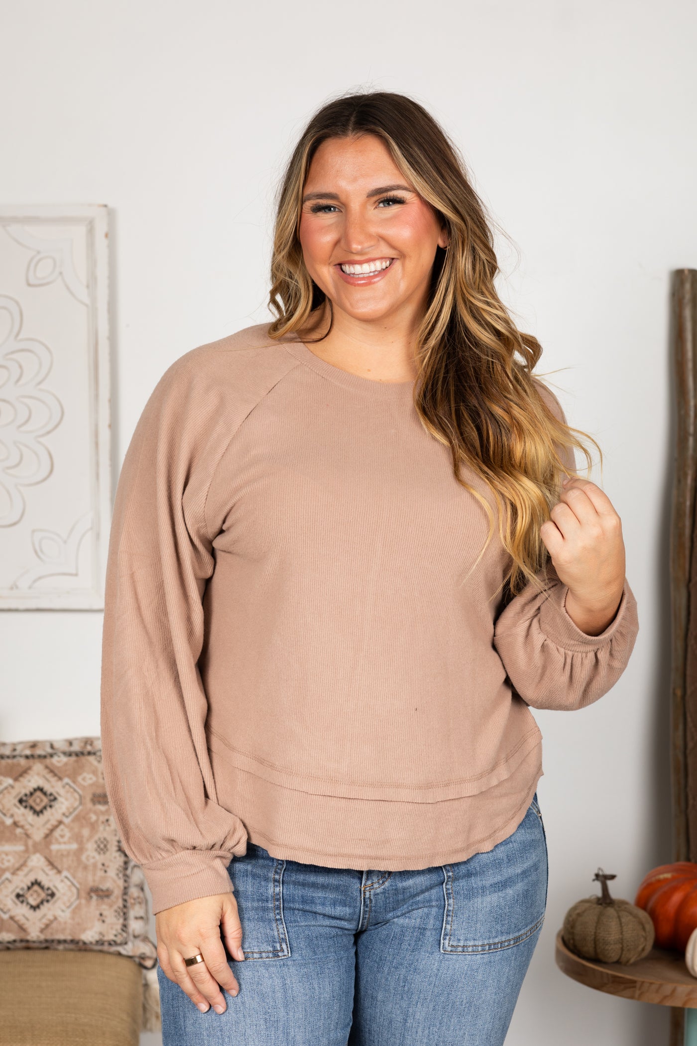 Casual Cutout Long Sleeve Knit Top