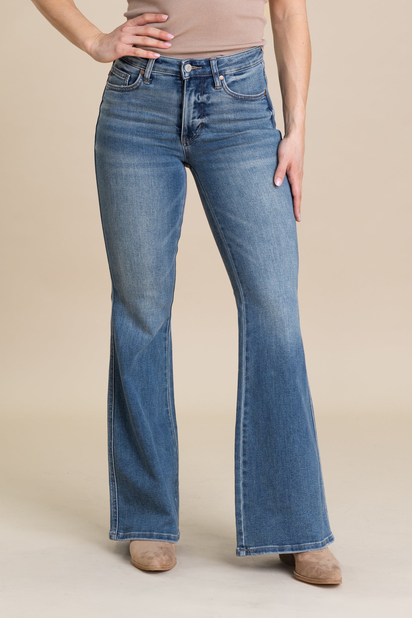 Judy Blue Tummy Control Vintage Flare Jeans