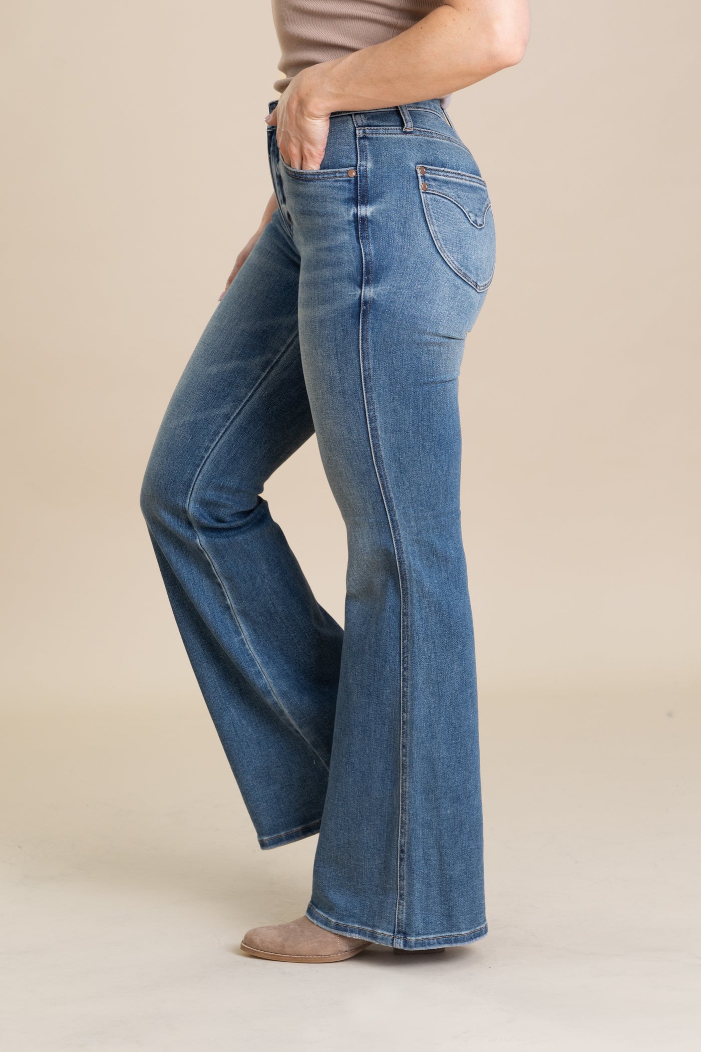 Judy Blue Tummy Control Vintage Flare Jeans