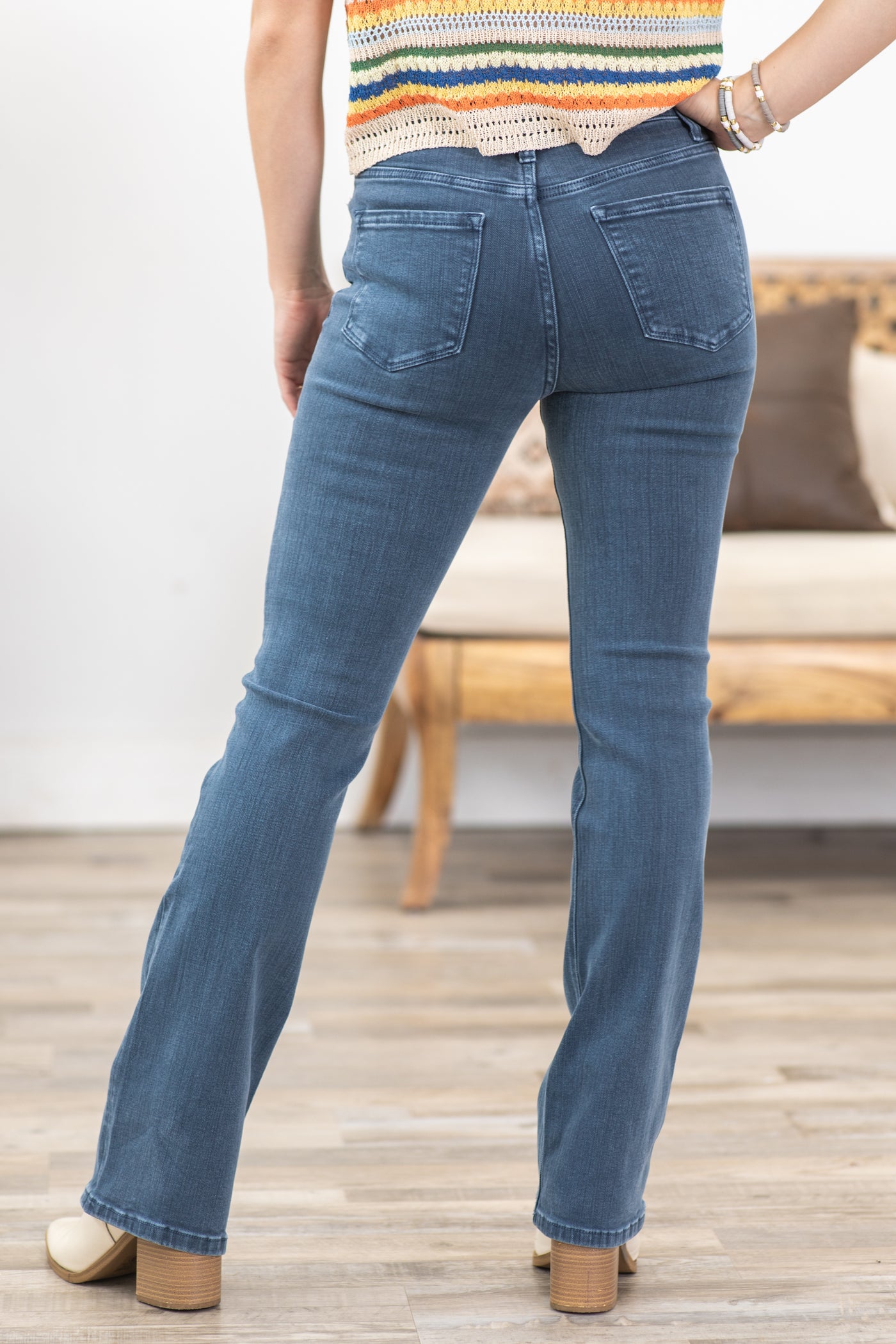 Flying Monkey High Rise Bootcut Jeans