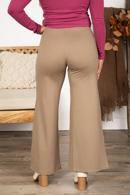 Contour Wide Leg Ponte Pants