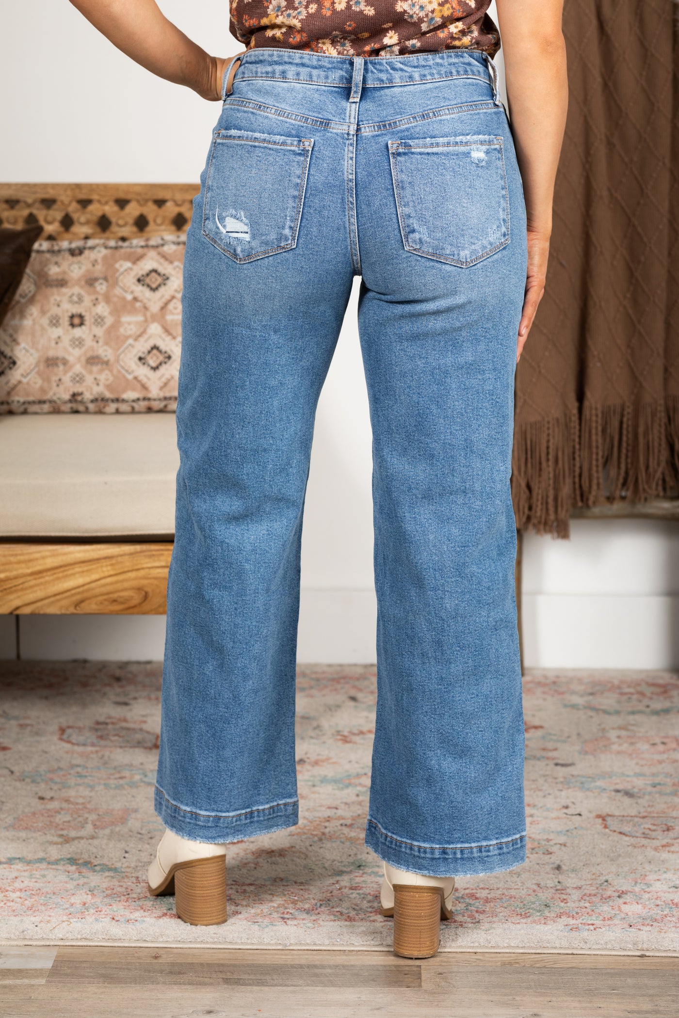 Lovervet High Rise Trouser Wide Jeans