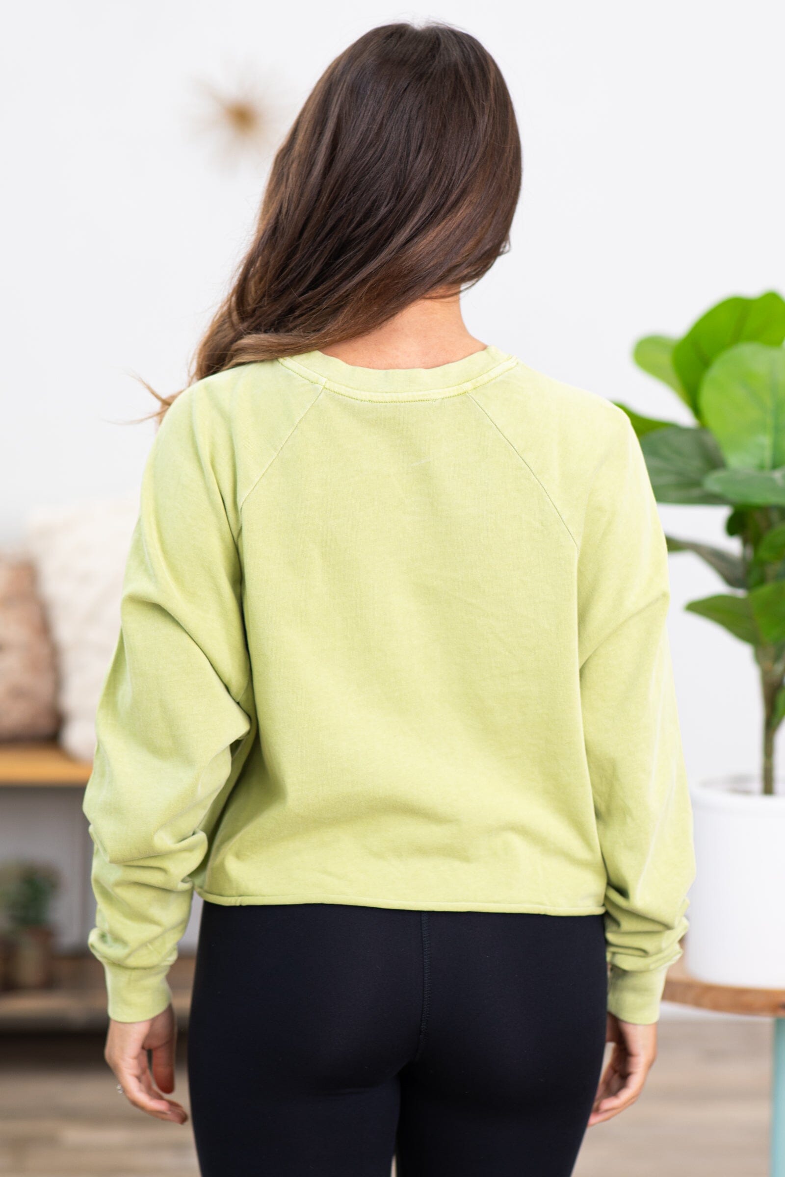 Light olive outlet green sweatshirt