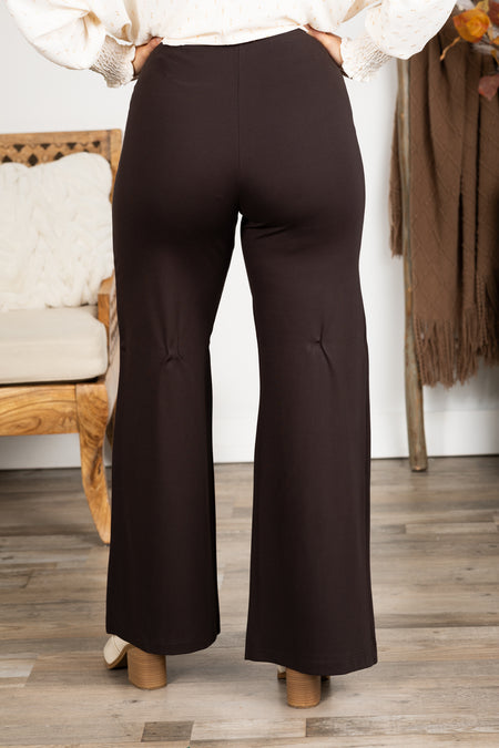 Contour Wide Leg Ponte Pants