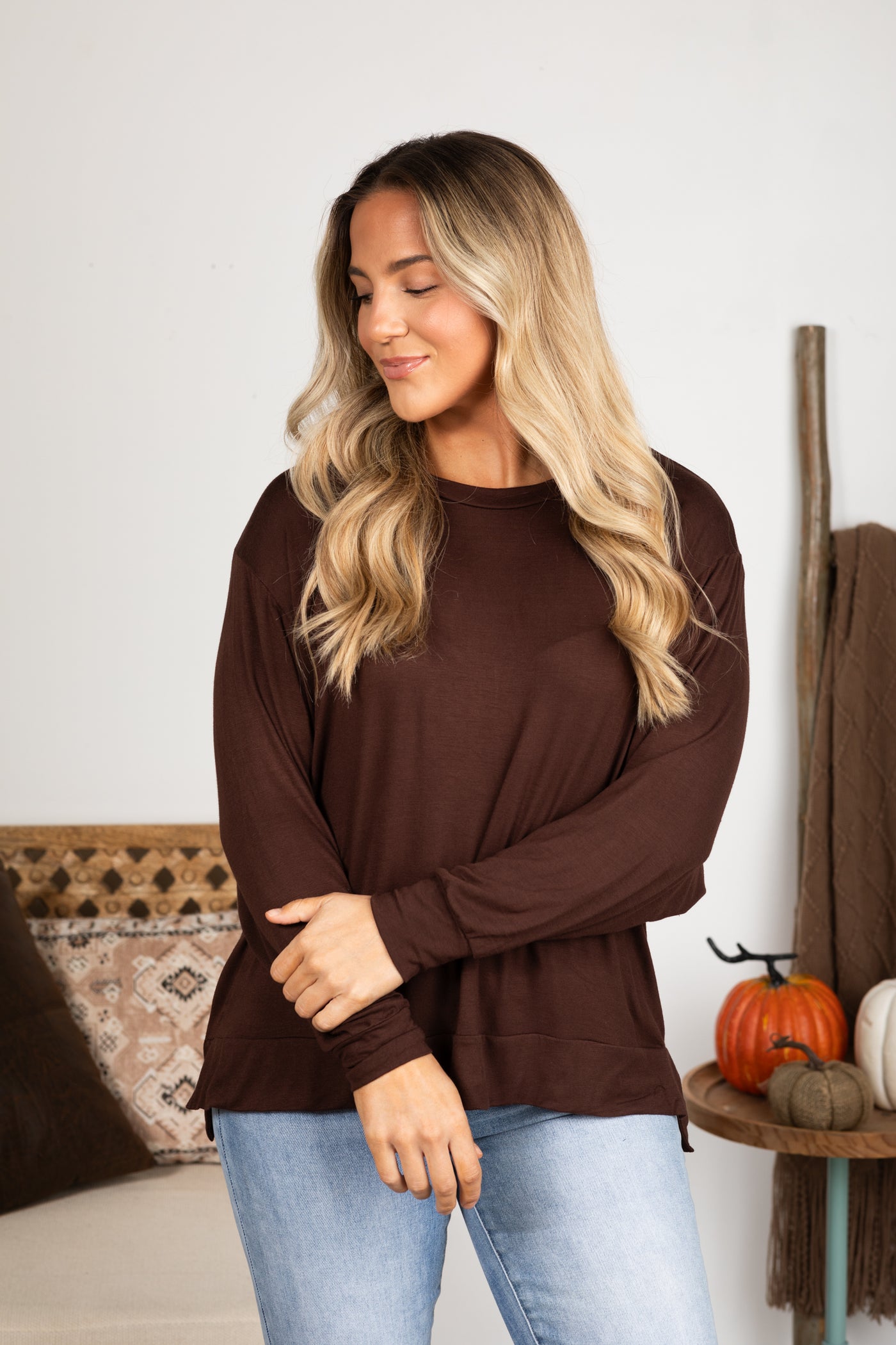 Super Soft Basic Dolman Sleeve Top