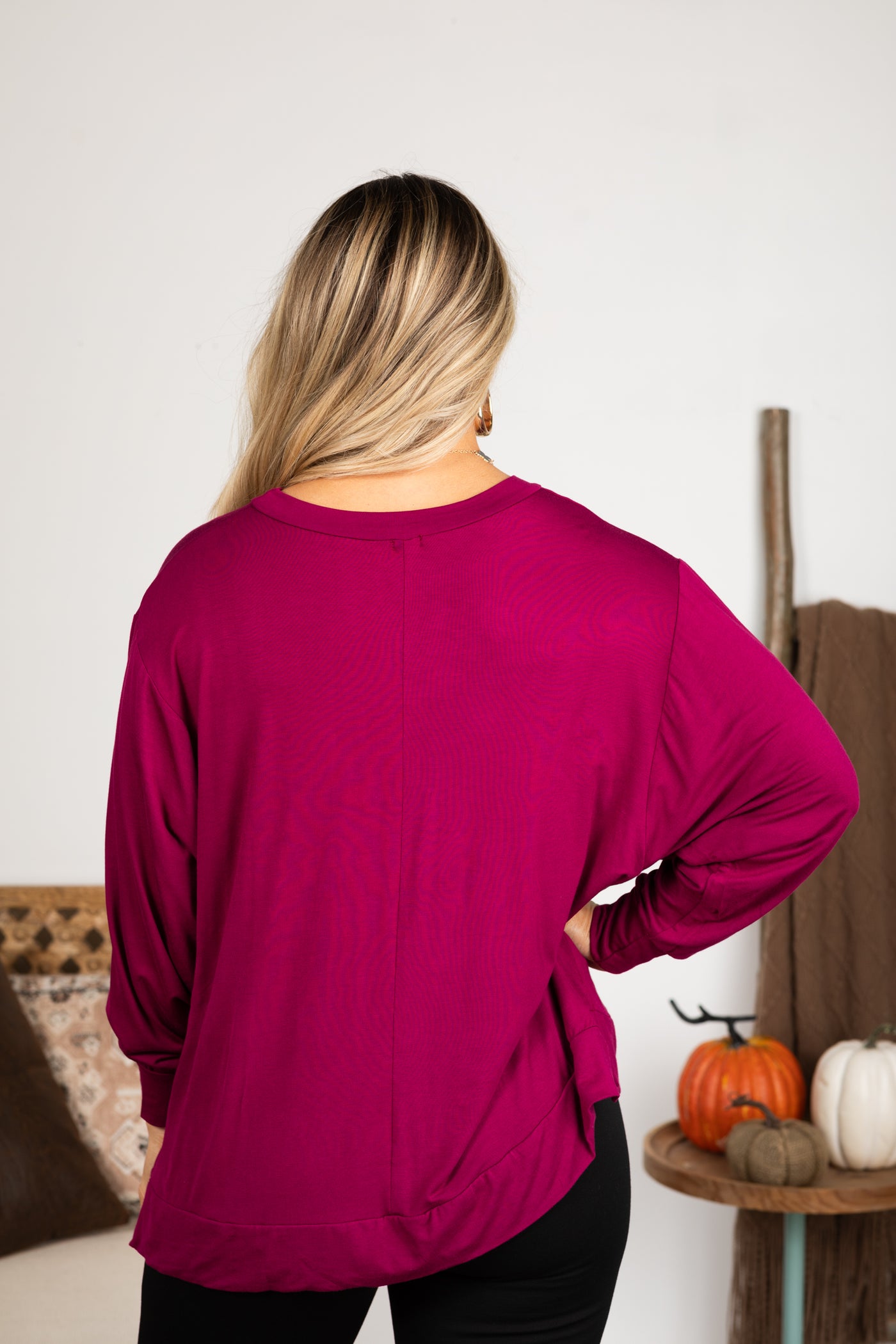 Super Soft Basic Dolman Sleeve Top