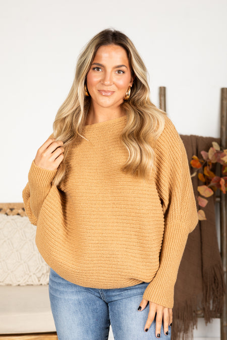 Dolman Sleeve Oversized Sweater