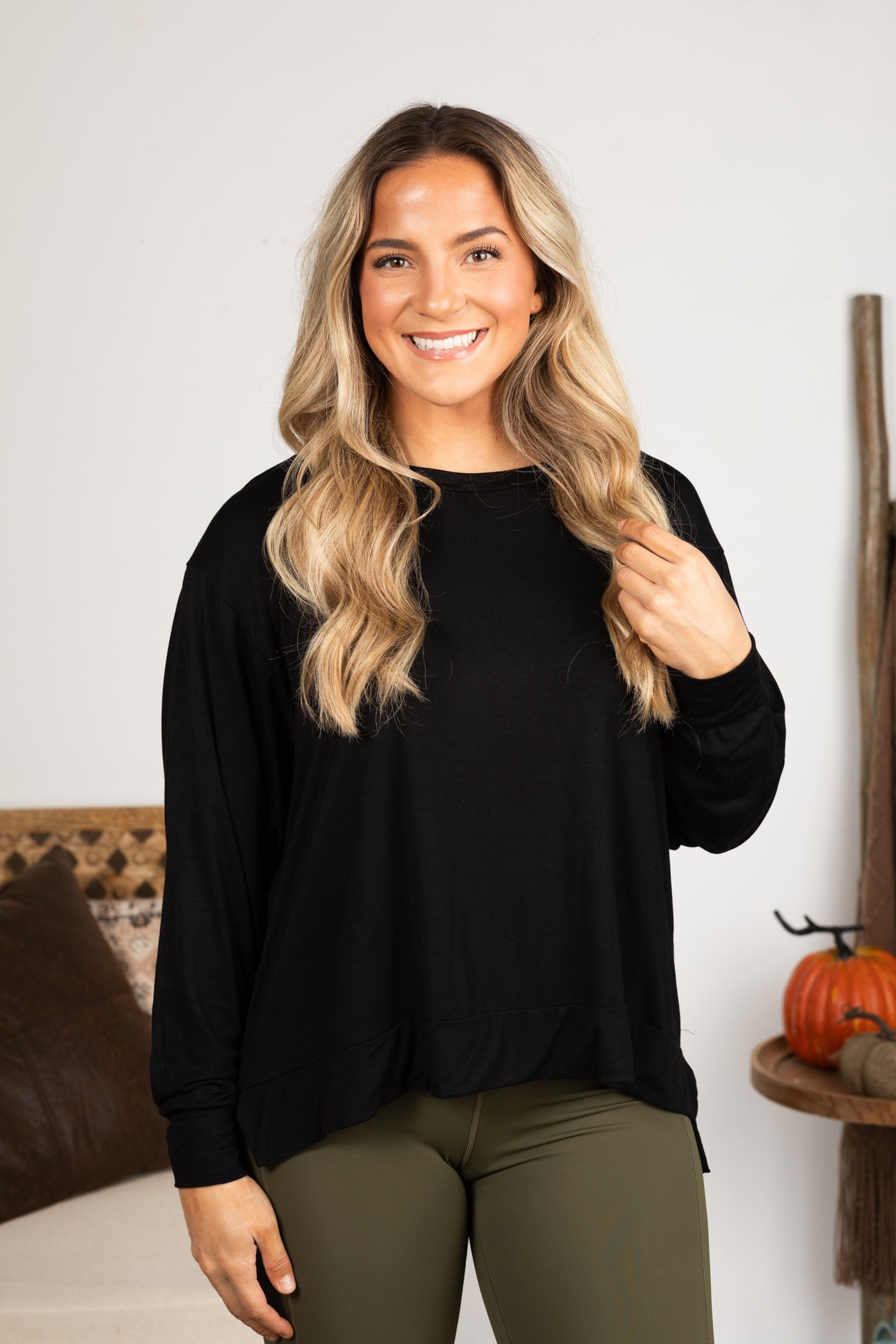 Super Soft Basic Dolman Sleeve Top