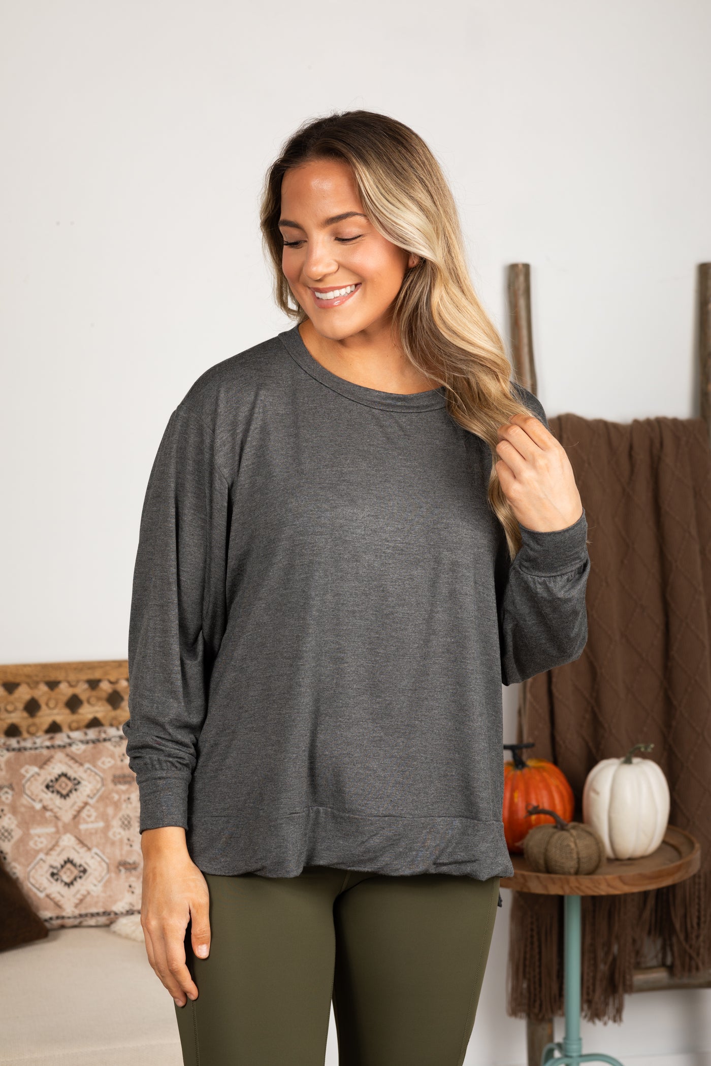 Super Soft Basic Dolman Sleeve Top