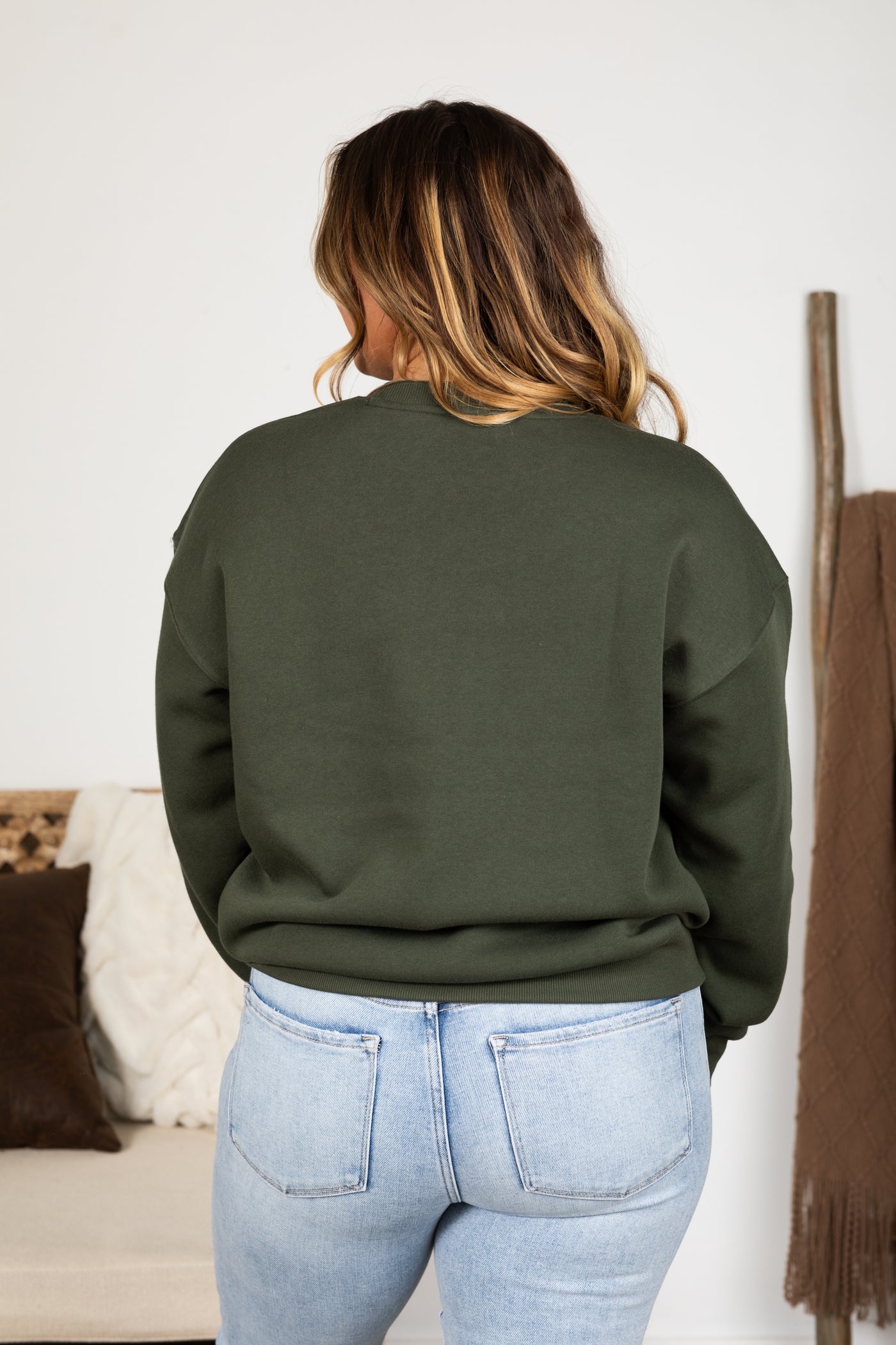 Fleece Round Neck Sweatshirt