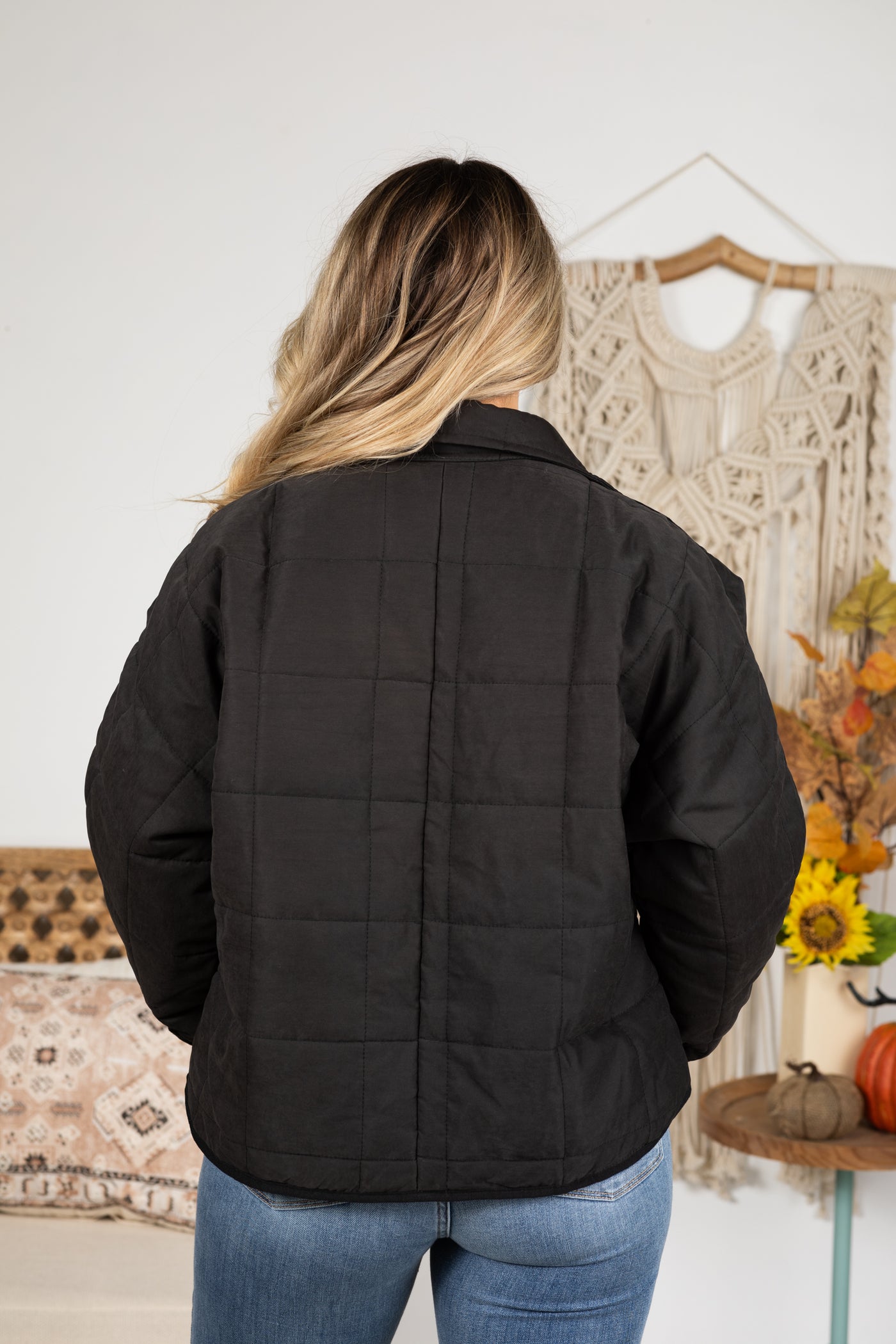 Quilted Zippered Coat