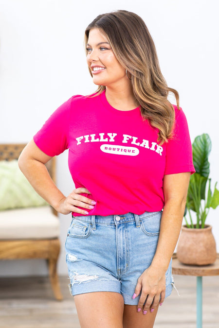 Hot Pink Filly Flair Graphic Tee - Filly Flair