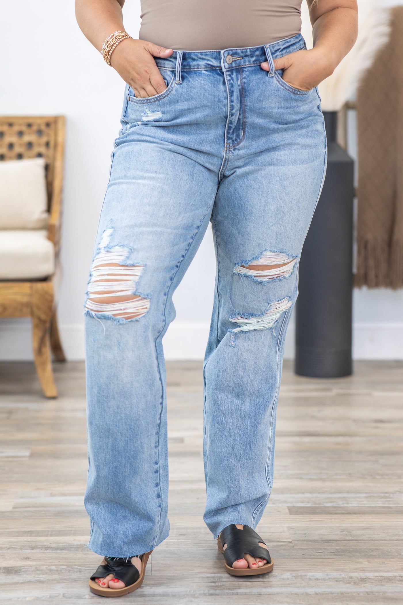 Judy Blue Rigid Magic 90's Distress Jean