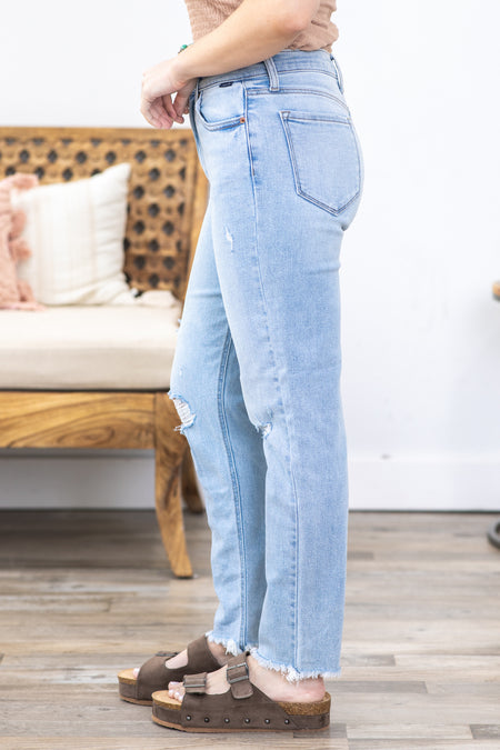 Cello High Rise Mom Fit Jeans