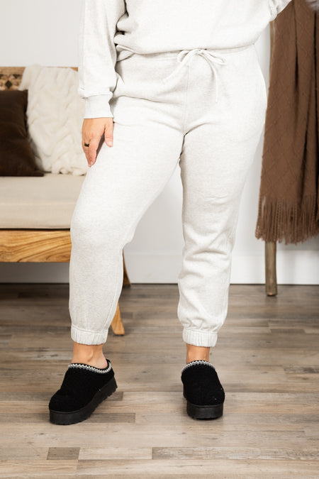 Fleece Jogger Sweatpants With Pockets