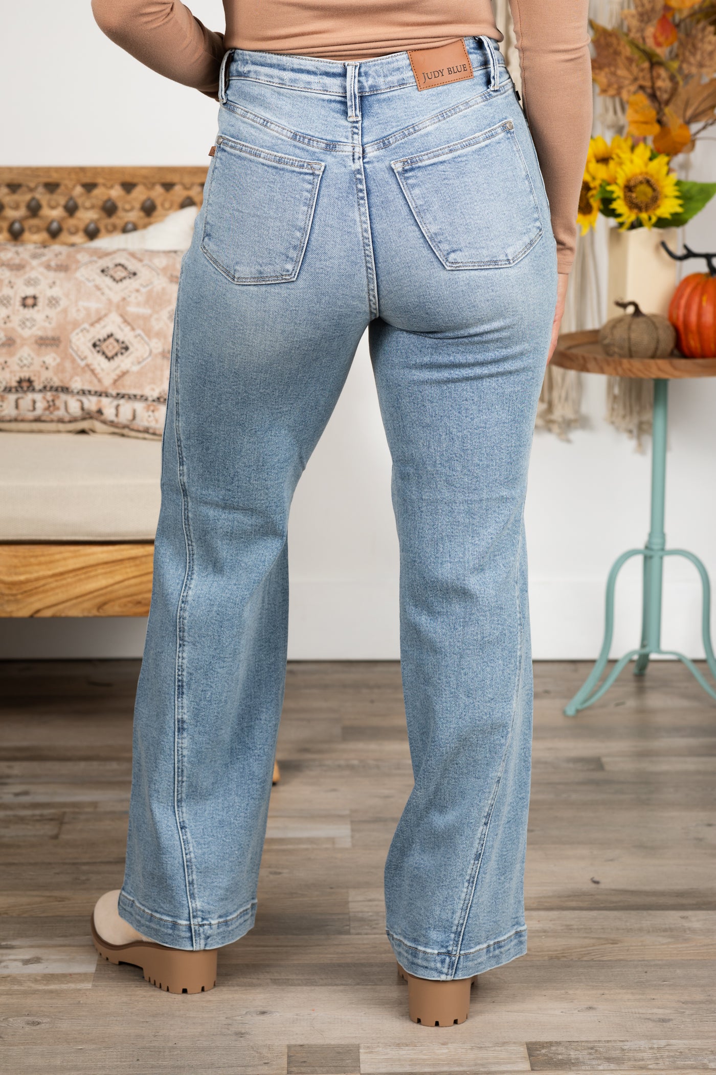 Judy Blue Side Seam Insert Detail Retro Jean