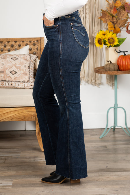 Judy Blue Dark Wash Tummy Control Flare Jean