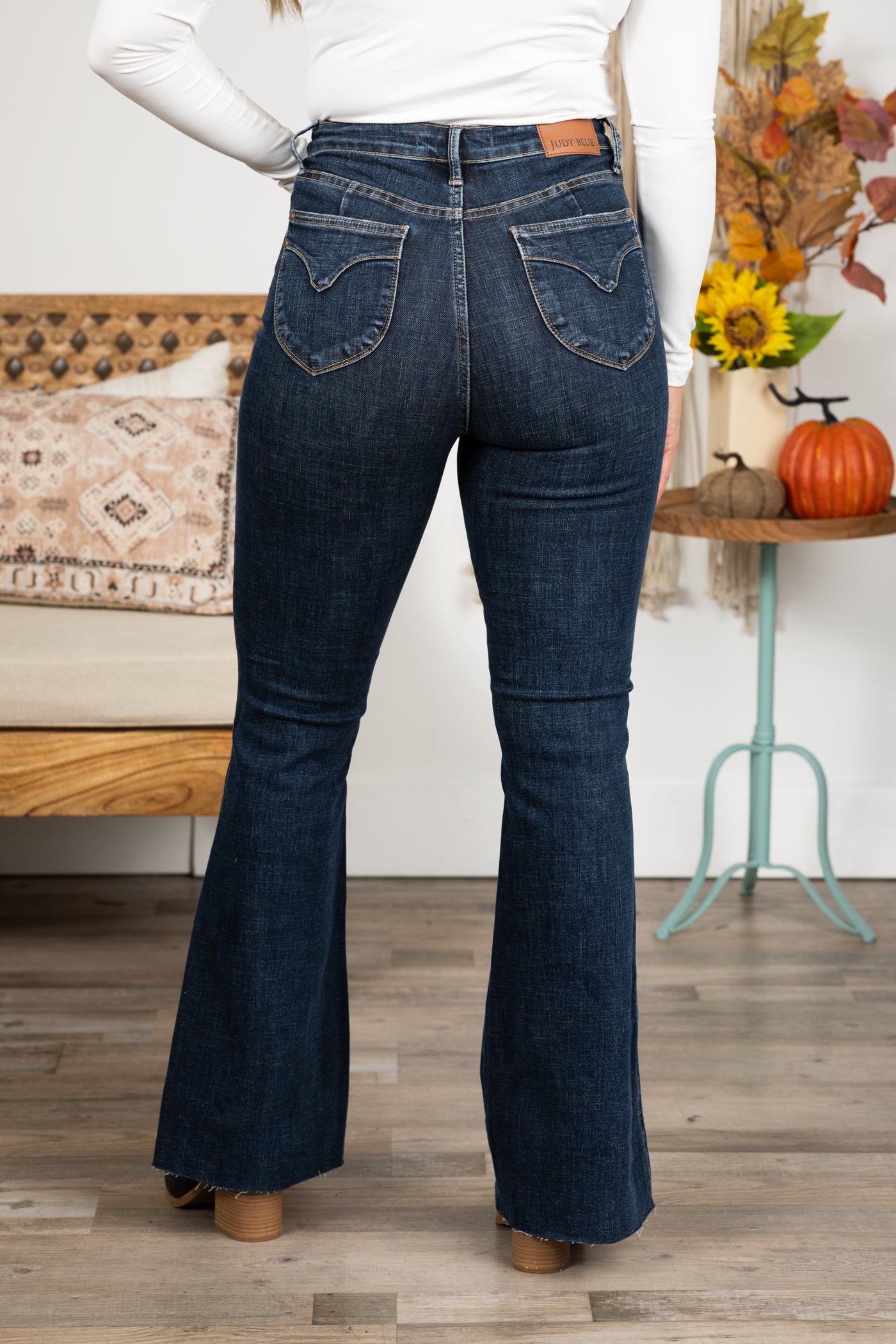 Judy Blue Dark Wash Tummy Control Flare Jean