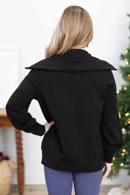 Black Super Soft Full Zip Jacket