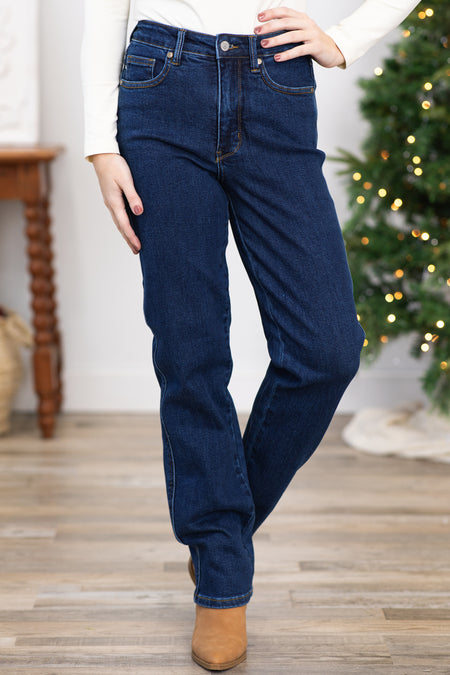 Judy Blue Tummy Control Straight Leg Jeans