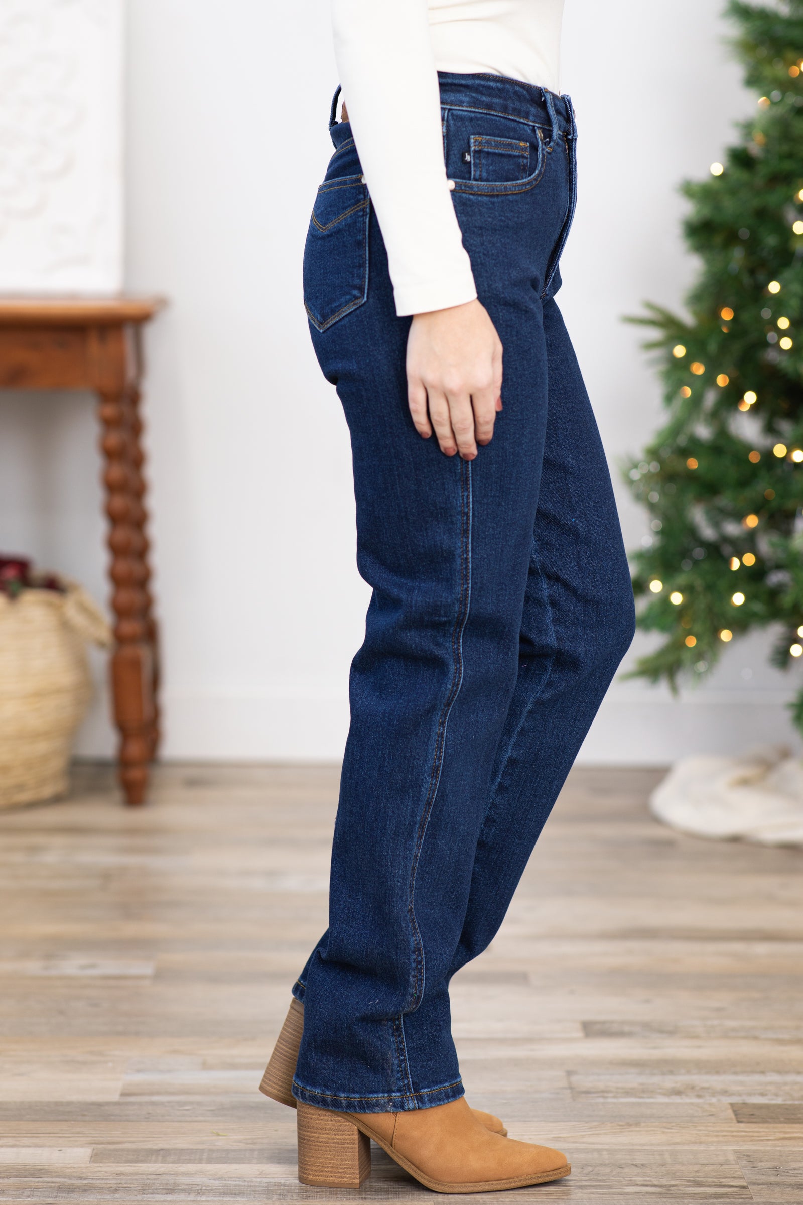 Judy Blue Tummy Control Straight Leg Jeans · Filly Flair