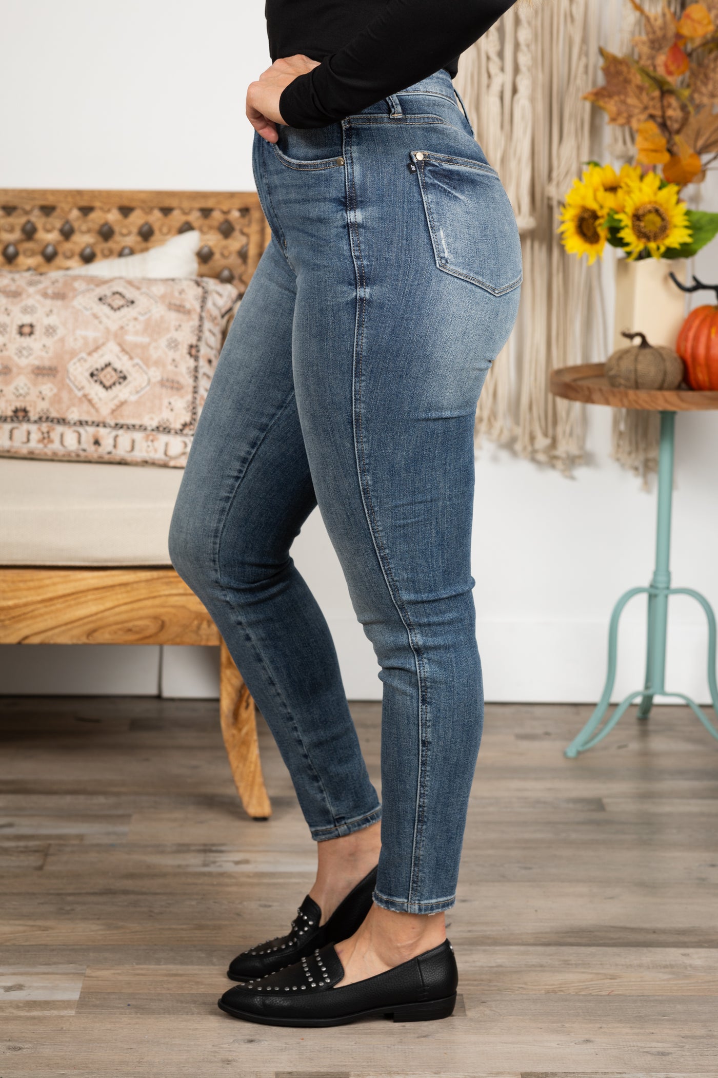 Judy Blue Tummy Control Contrast Skinny Jean