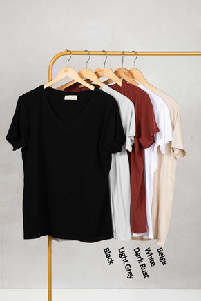 V-Neck Boyfriend Fit Tee