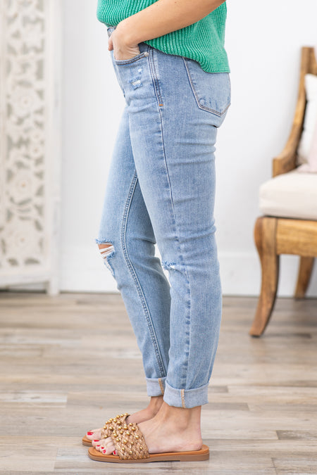 Judy Blue Tummy Control Distressed Skinny Jean