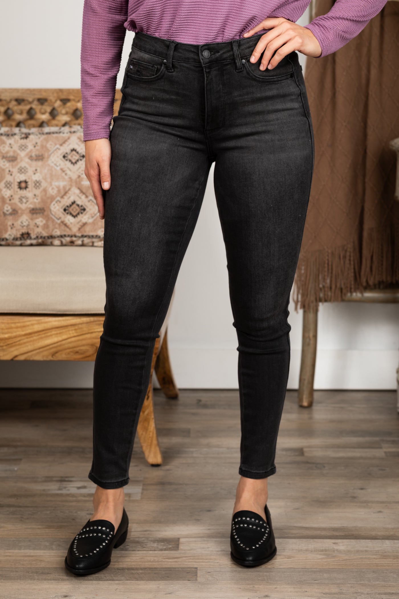 Judy Blue Black Tummy Control Skinny Jean