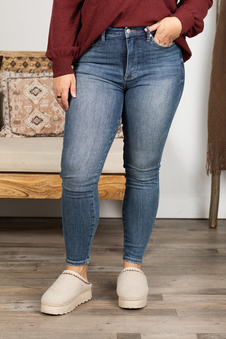 Judy Blue Tummy Control Contrast Skinny Jean